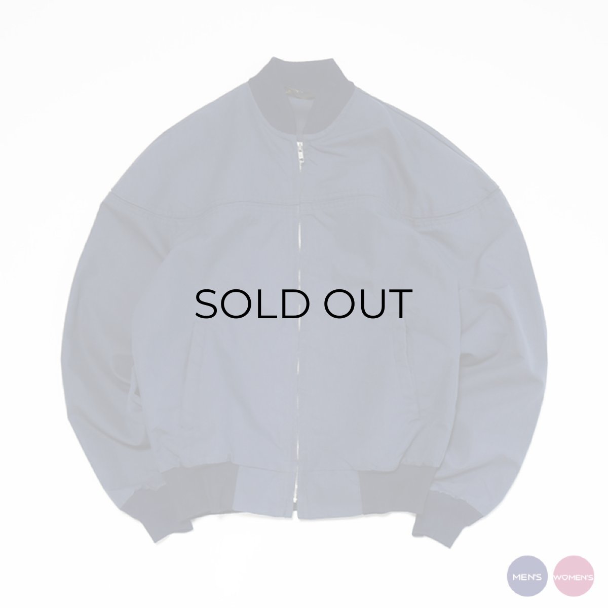 画像1: 〜90's UNKNOWN BRAND CUP SHOULDER ZIP BLOUSON "MADE IN USA" (1)