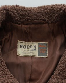 画像8: 60's RODEX LLAMA CURL SINGLE BREASTED COAT "MADE IN ENGLAND" (8)