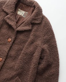 画像4: 60's RODEX LLAMA CURL SINGLE BREASTED COAT "MADE IN ENGLAND" (4)