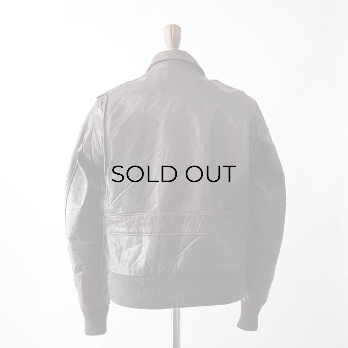 画像18: 〜80's SCHOTT LEATHER A-2 style ZIP JACKET (18)