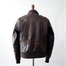 画像18: 〜80's SCHOTT LEATHER A-2 style ZIP JACKET (18)