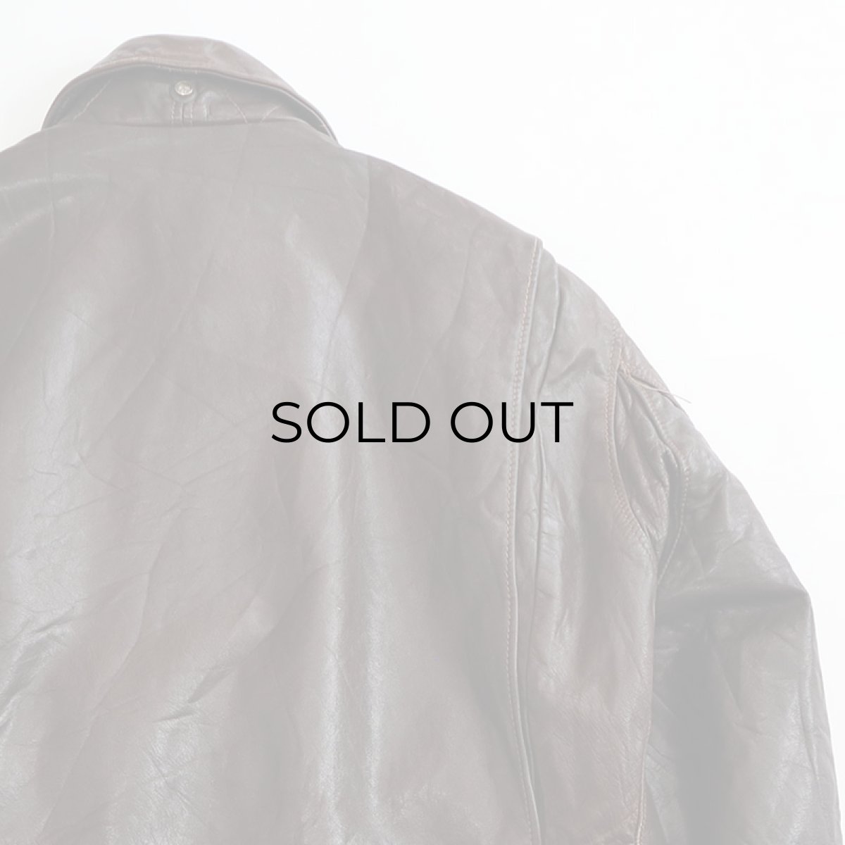 画像6: 〜80's SCHOTT LEATHER A-2 style ZIP JACKET (6)