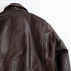 画像6: 〜80's SCHOTT LEATHER A-2 style ZIP JACKET (6)