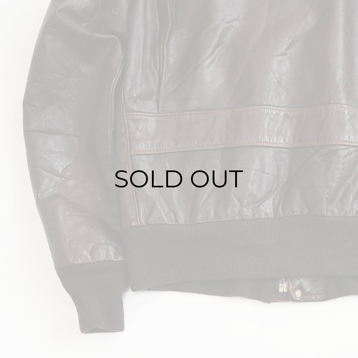 画像7: 〜80's SCHOTT LEATHER A-2 style ZIP JACKET (7)