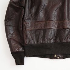 画像7: 〜80's SCHOTT LEATHER A-2 style ZIP JACKET (7)