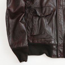 画像5: 〜80's SCHOTT LEATHER A-2 style ZIP JACKET (5)