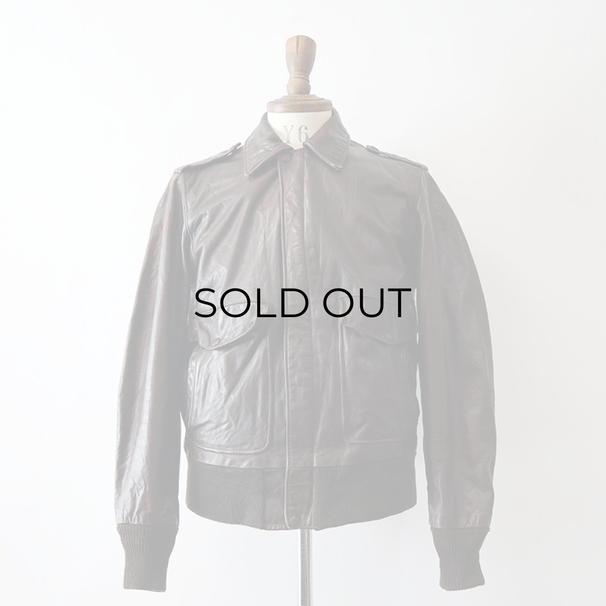 画像15: 〜80's SCHOTT LEATHER A-2 style ZIP JACKET (15)