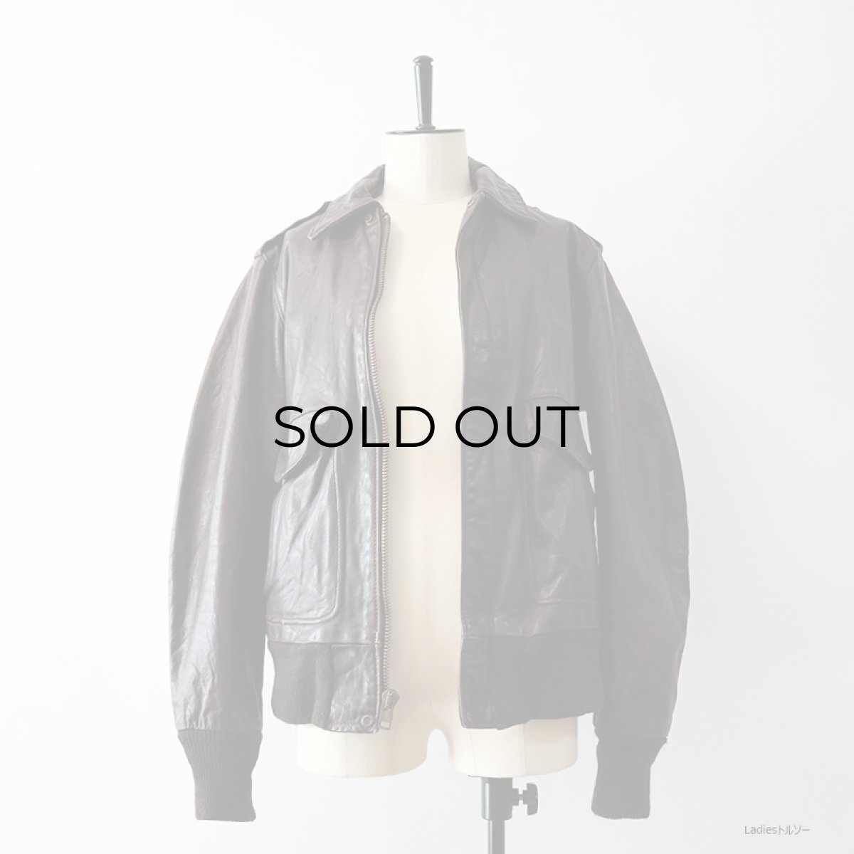 画像19: 〜80's SCHOTT LEATHER A-2 style ZIP JACKET (19)