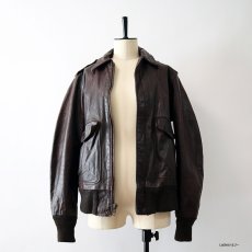 画像19: 〜80's SCHOTT LEATHER A-2 style ZIP JACKET (19)