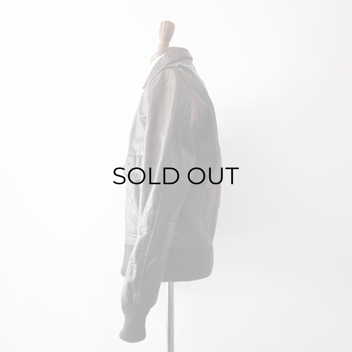 画像17: 〜80's SCHOTT LEATHER A-2 style ZIP JACKET (17)