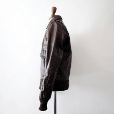 画像17: 〜80's SCHOTT LEATHER A-2 style ZIP JACKET (17)