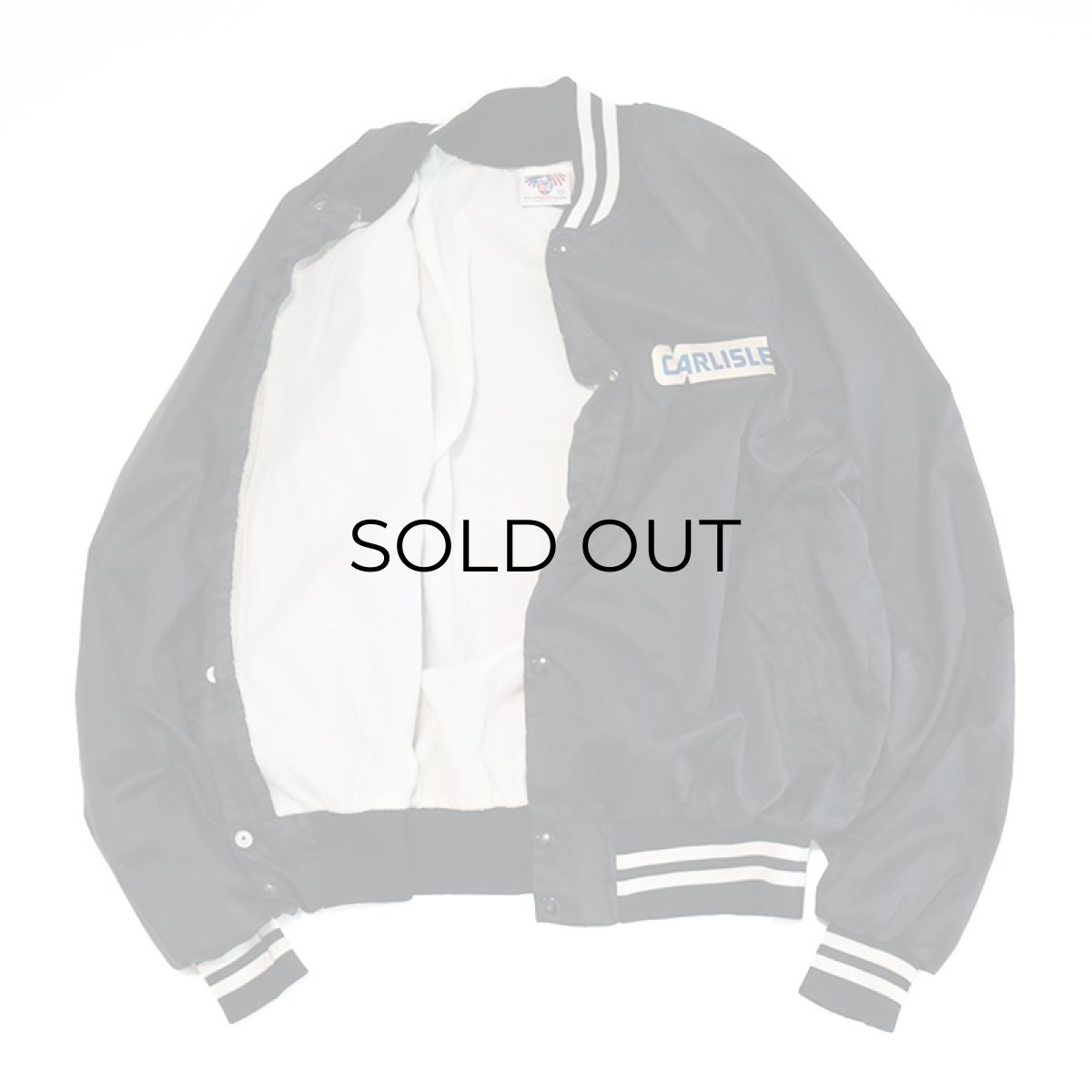 画像2: 〜90's D.G. SPORTSWEAR NYLON FLANNEL LINING PRINT SNAP BLOUSON "CARLISLE" "MADE IN USA" (2)