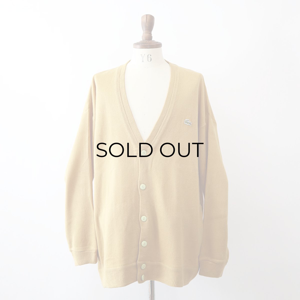 画像9: 〜80's LACOSTE ACRYLIC KNIT CARDIGAN (9)