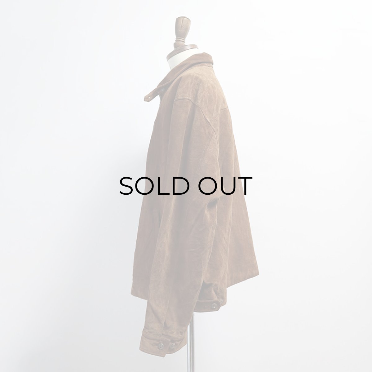 画像16: 00's Polo by Ralph Lauren SUEDE LEATHER ZIP SPORTS JACKET (16)