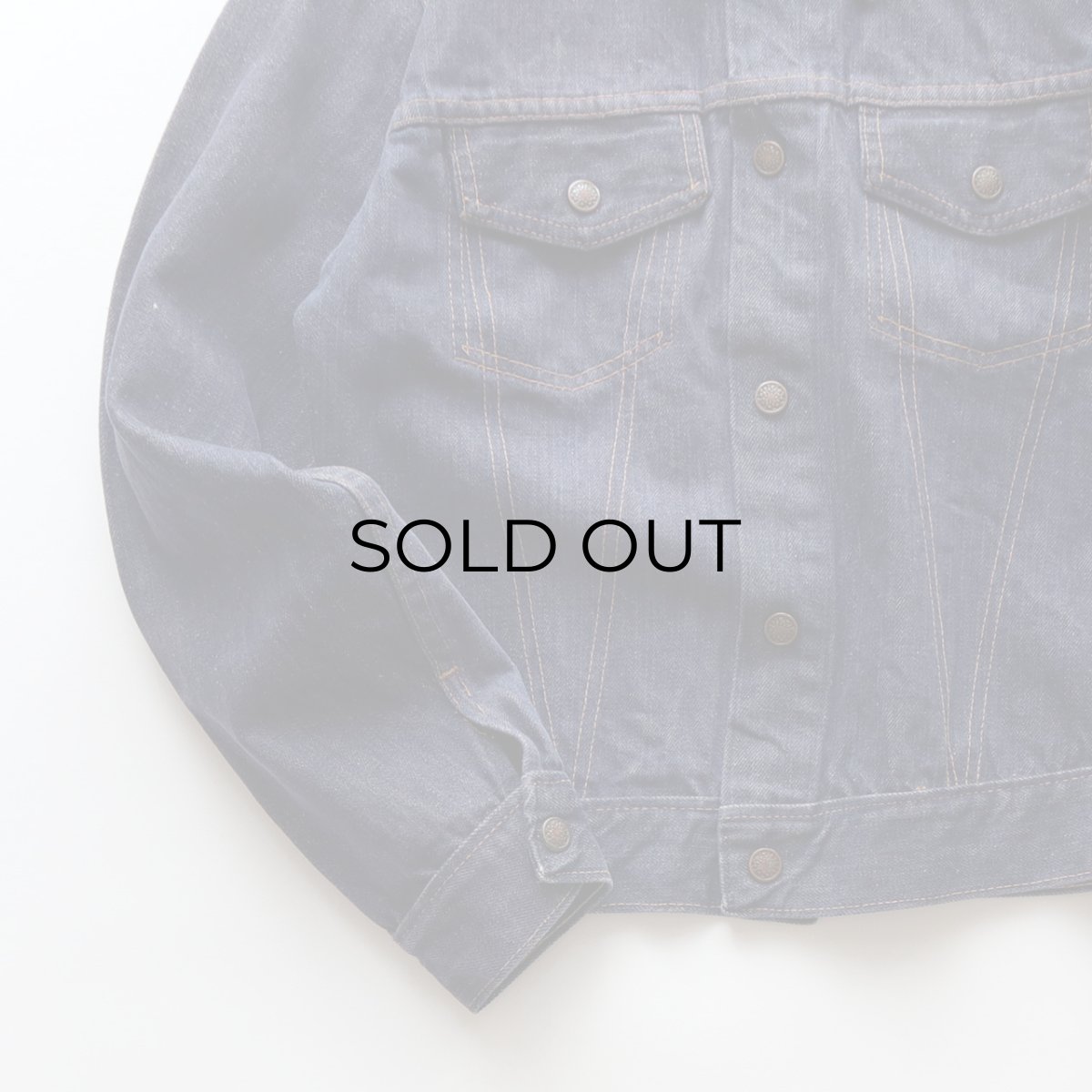 画像6: 〜70's UNKNOWN BRAND VAT-DYE DENIM TRUCKER JACKET (6)