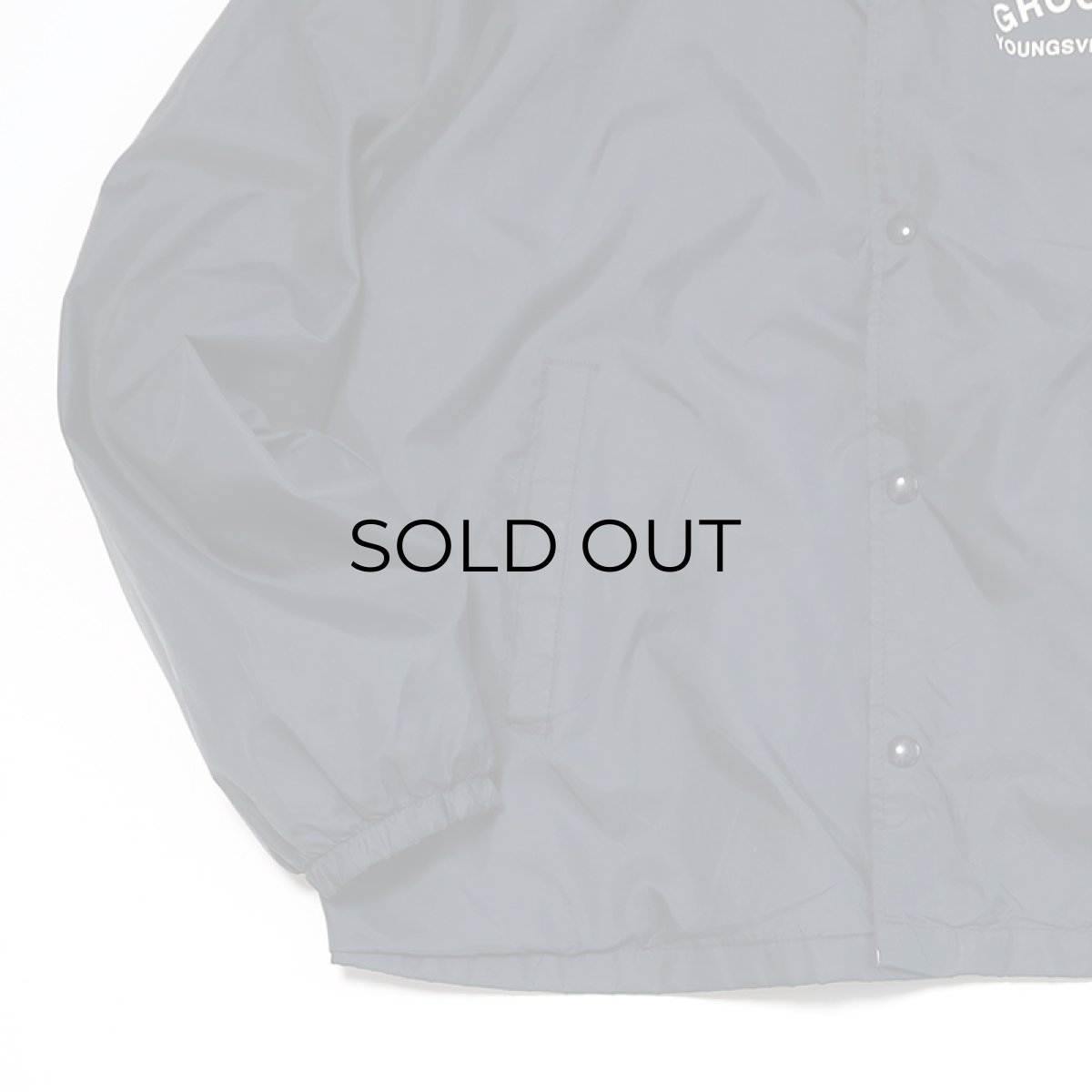 画像6: 〜90's AUBURN NYLON W-PRINT FLANNEL LINING SNAP COACH JACKET "PAT'S GROCERY" "MADE IN USA" (6)