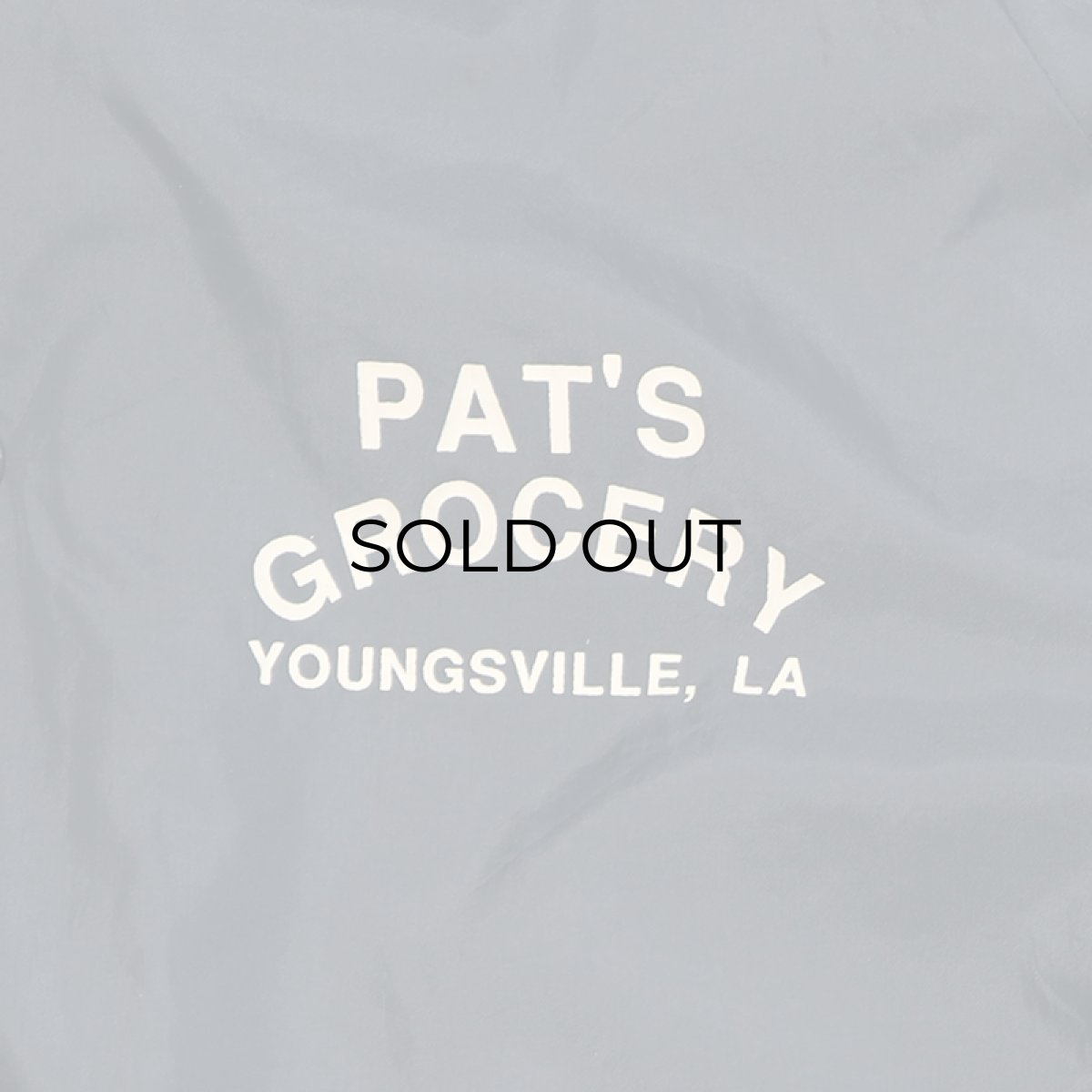 画像7: 〜90's AUBURN NYLON W-PRINT FLANNEL LINING SNAP COACH JACKET "PAT'S GROCERY" "MADE IN USA" (7)