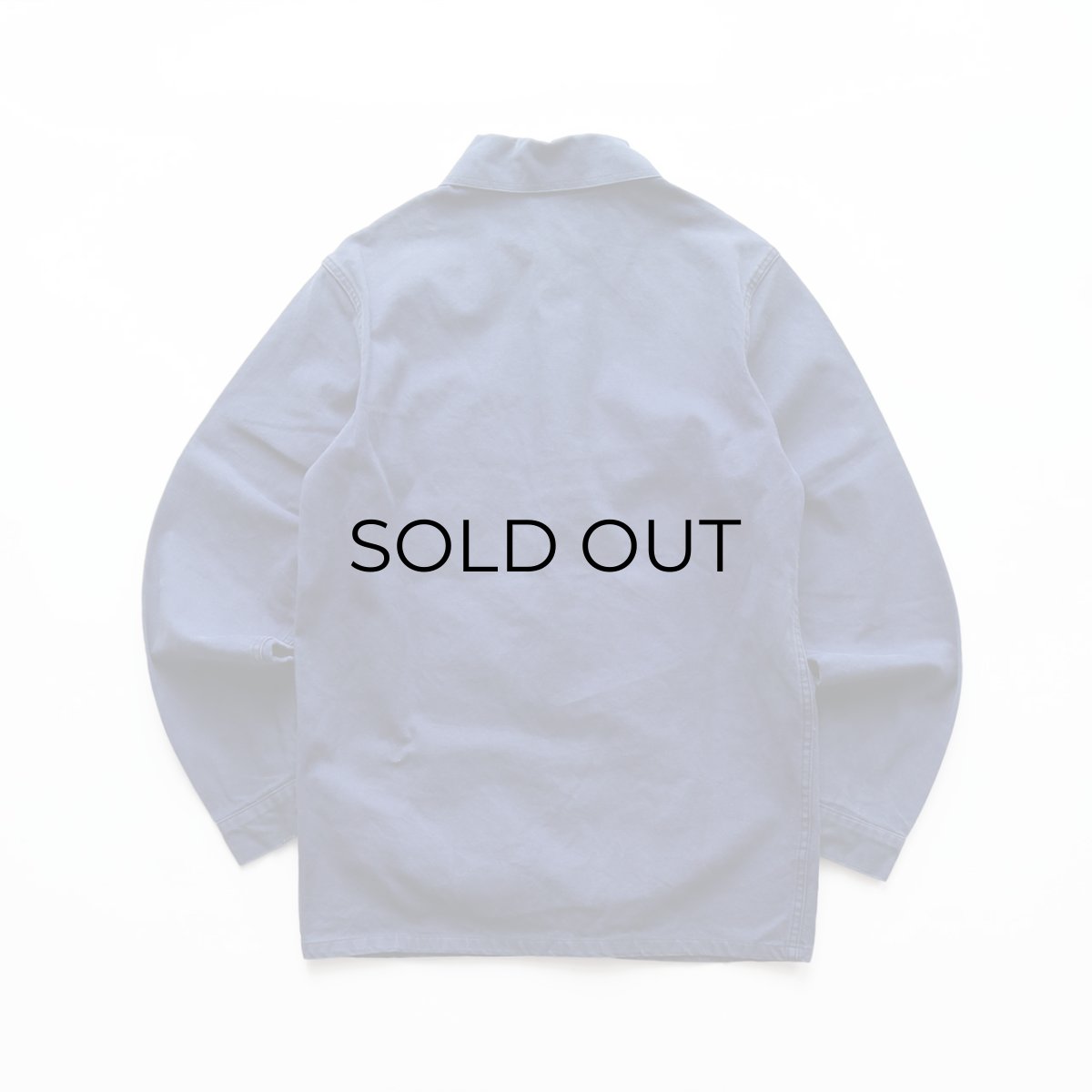 画像2: 〜80's KIDUR COTTON DRILL FRENCH WORK JACKET (2)