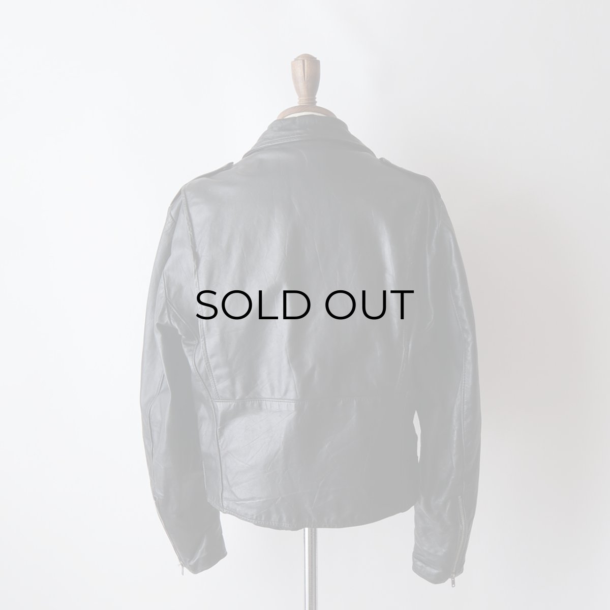 画像20: 80's BROOKS LEATHER W-RIDERS JACKET "MADE IN USA" (20)