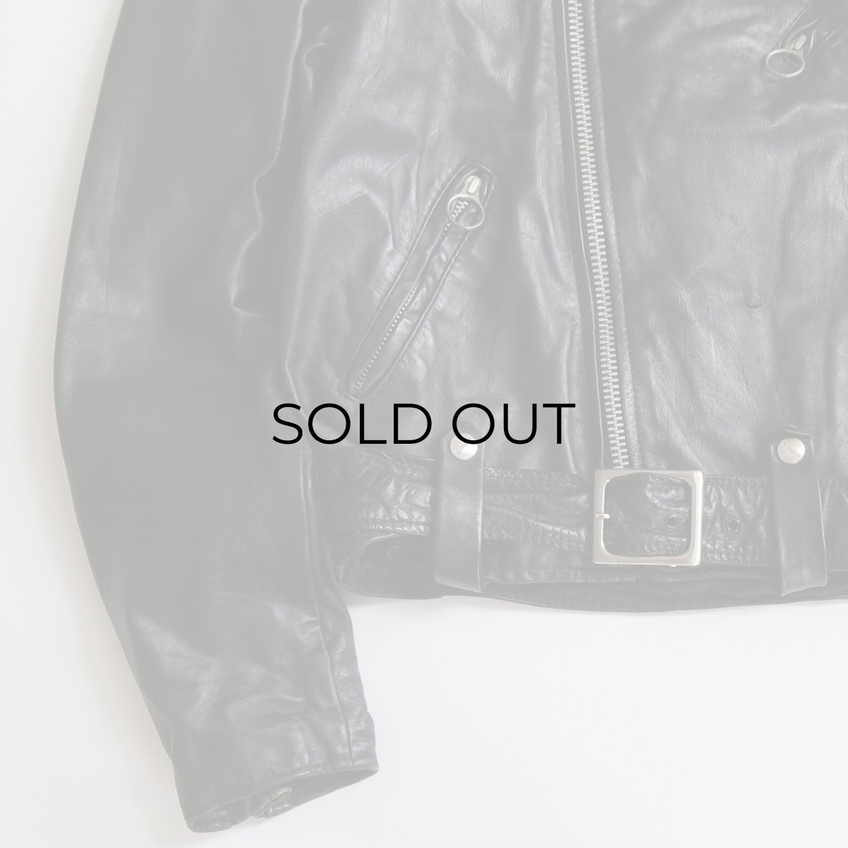 画像7: 80's BROOKS LEATHER W-RIDERS JACKET "MADE IN USA" (7)