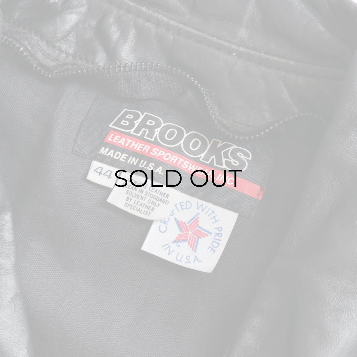 画像10: 80's BROOKS LEATHER W-RIDERS JACKET "MADE IN USA" (10)