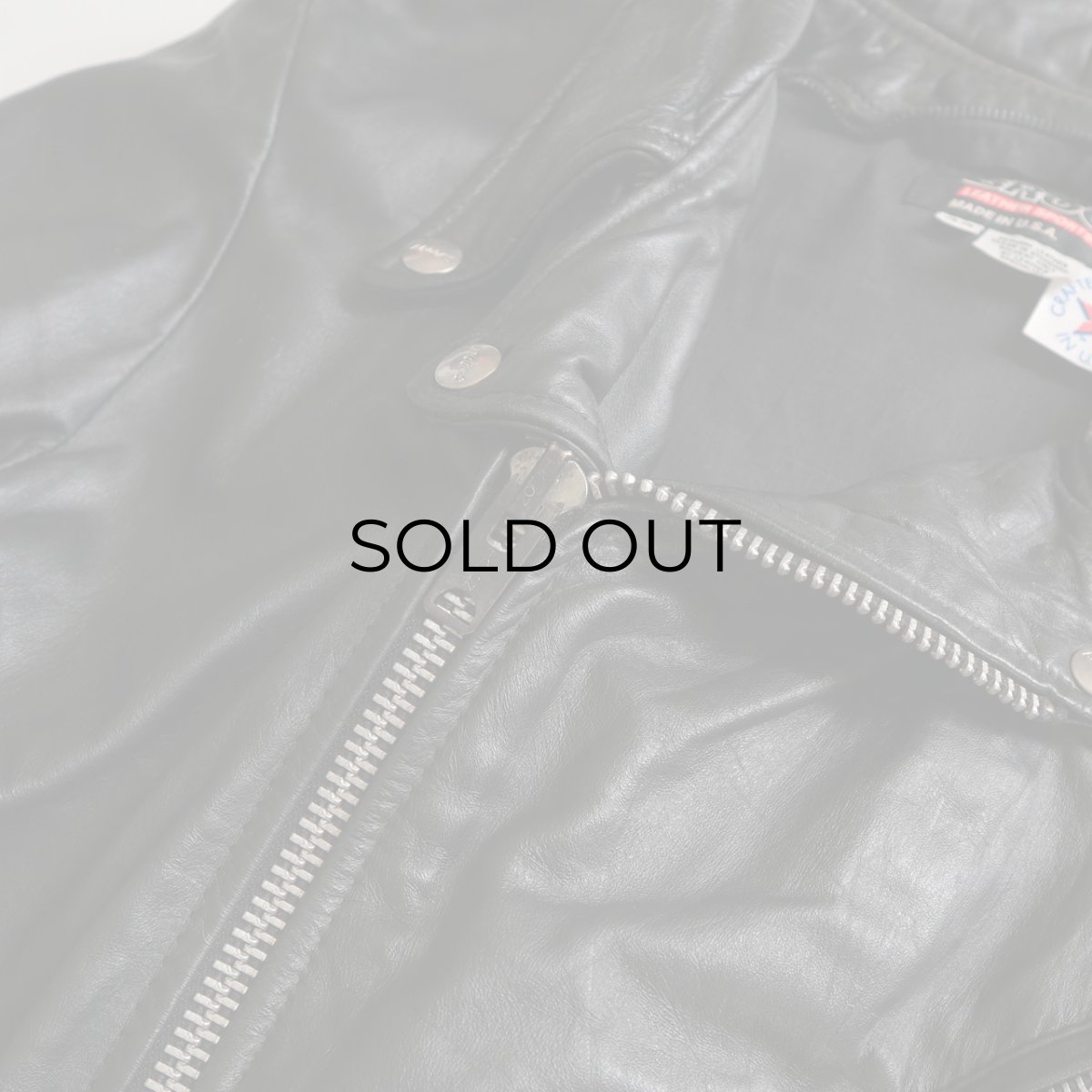 画像11: 80's BROOKS LEATHER W-RIDERS JACKET "MADE IN USA" (11)
