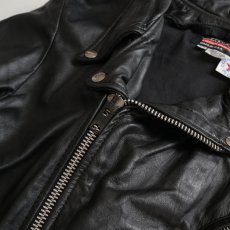 画像11: 80's BROOKS LEATHER W-RIDERS JACKET "MADE IN USA" (11)