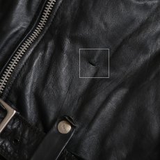 画像16: 80's BROOKS LEATHER W-RIDERS JACKET "MADE IN USA" (16)