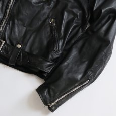 画像6: 80's BROOKS LEATHER W-RIDERS JACKET "MADE IN USA" (6)
