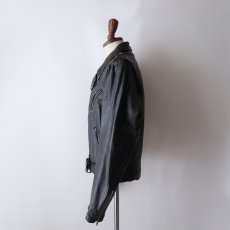 画像19: 80's BROOKS LEATHER W-RIDERS JACKET "MADE IN USA" (19)