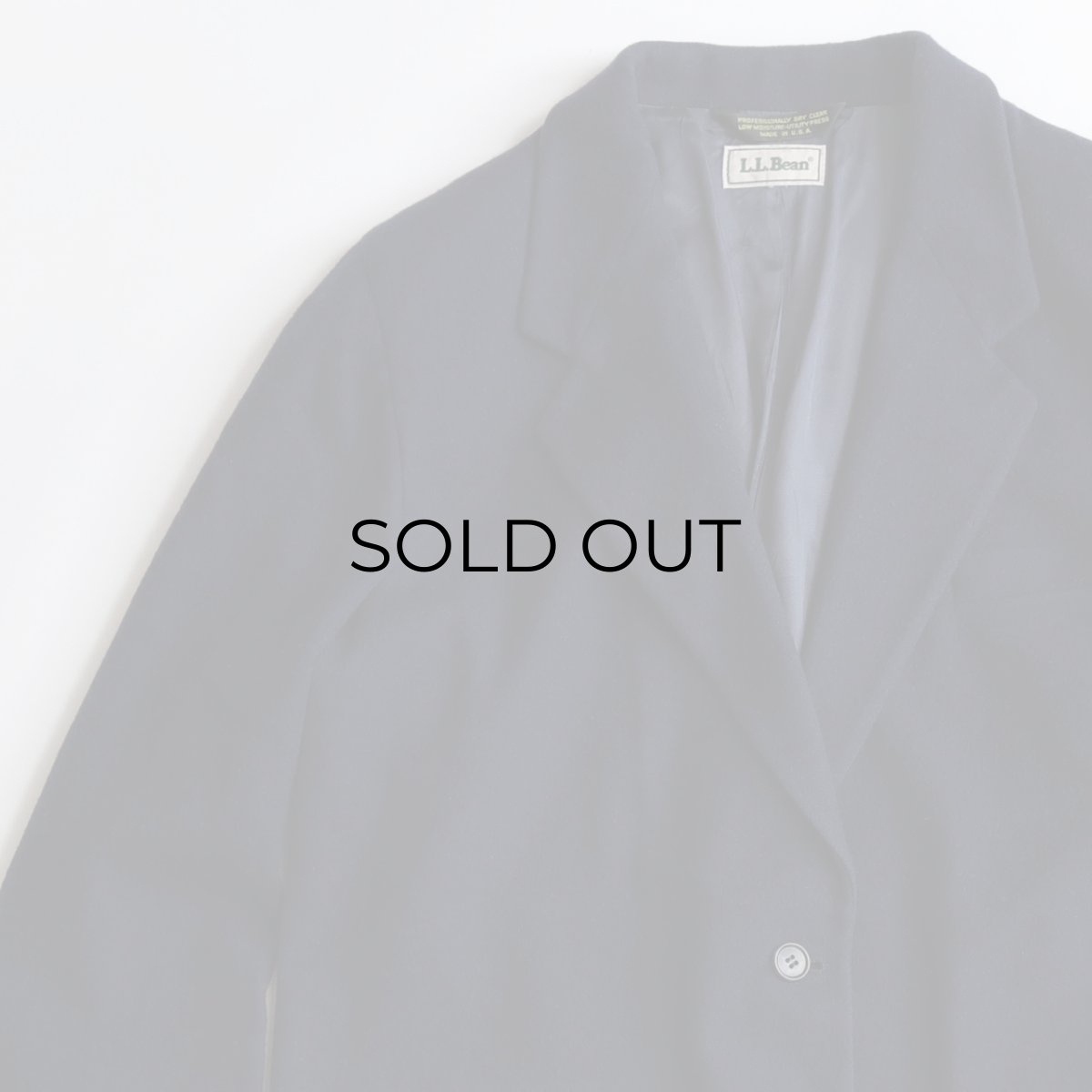 画像4: 80's L.L. Bean WOOL FLANNEL WOMEN'S TAILORED JACKET "MADE IN USA" (4)