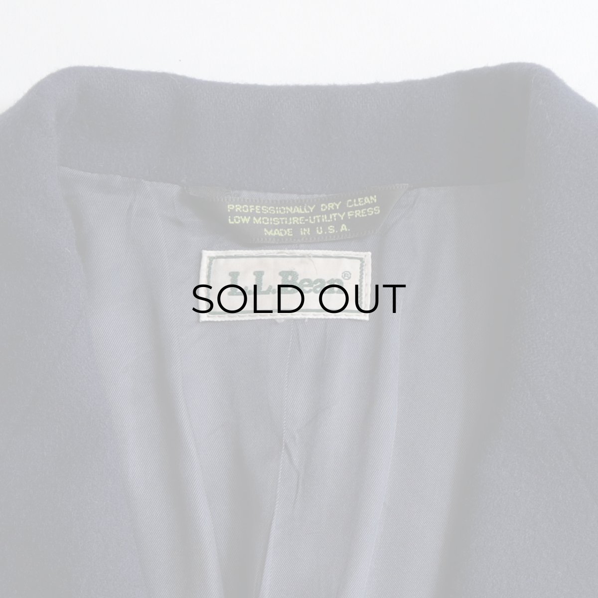 画像7: 80's L.L. Bean WOOL FLANNEL WOMEN'S TAILORED JACKET "MADE IN USA" (7)