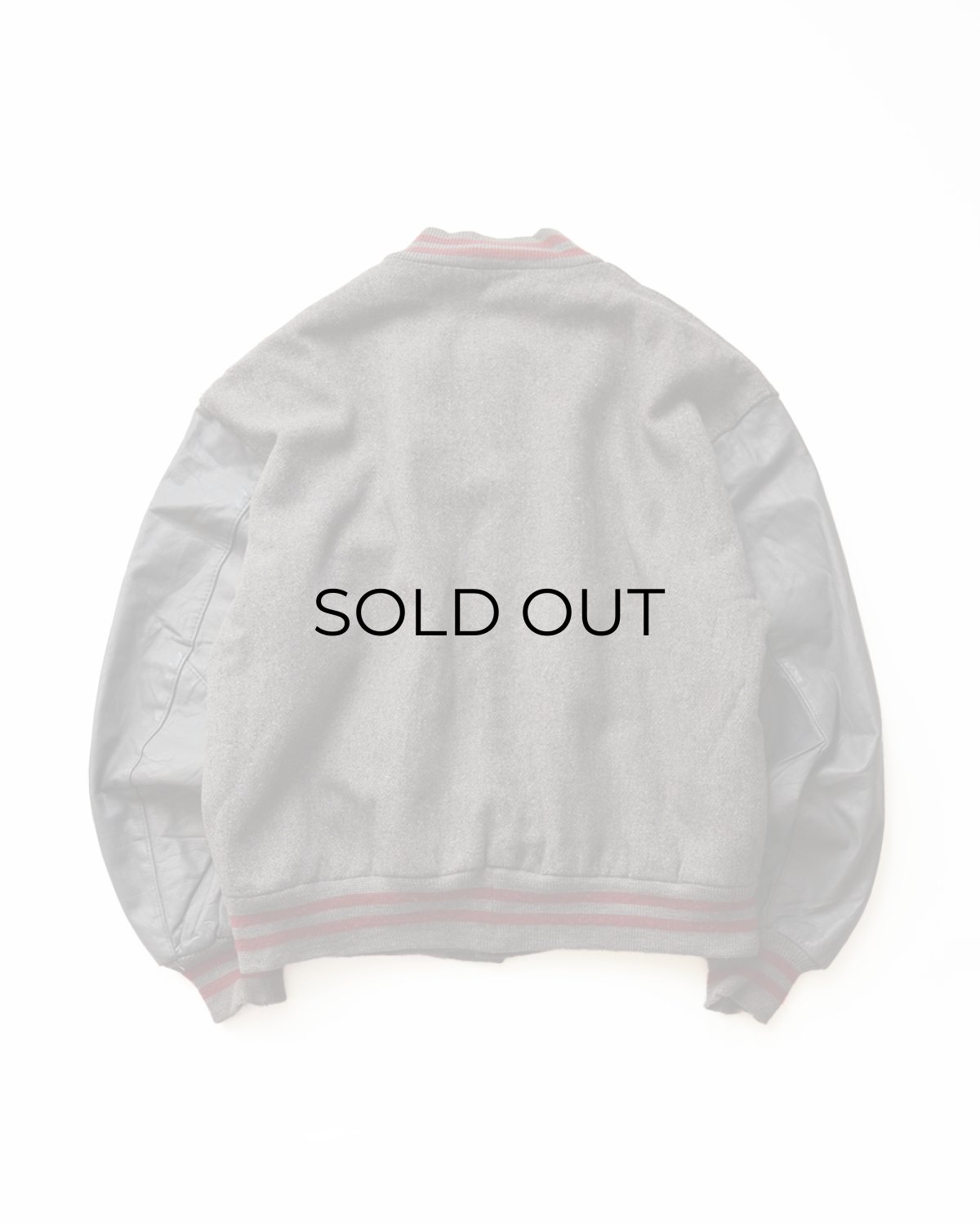 画像3: 80's DeLONG WOOL MELTON LEATHER SLEEVE VARSITY JACKET "MADE IN USA" (3)