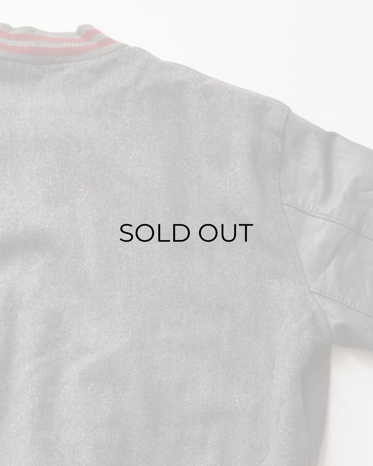 画像6: 80's DeLONG WOOL MELTON LEATHER SLEEVE VARSITY JACKET "MADE IN USA" (6)