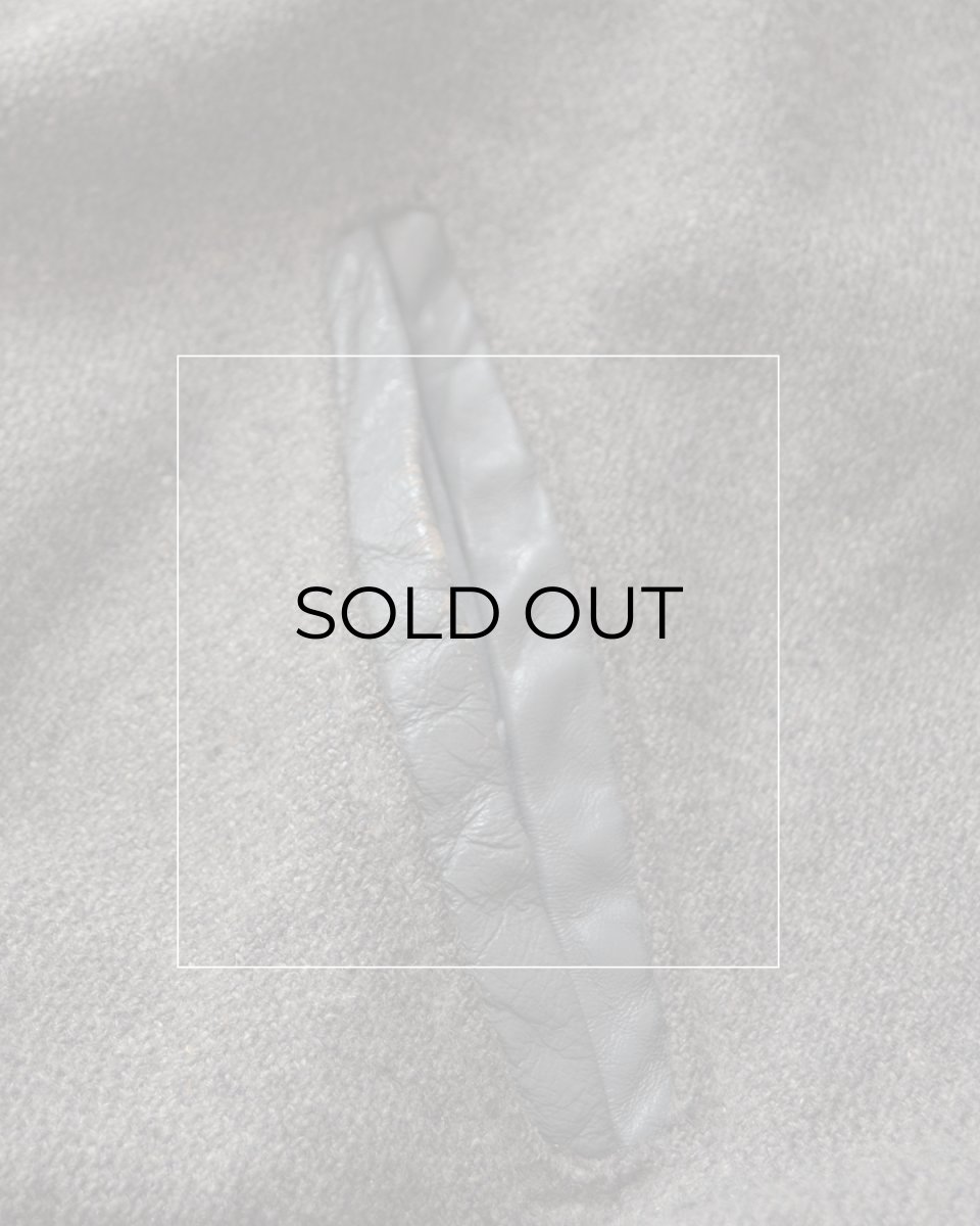 画像16: 80's DeLONG WOOL MELTON LEATHER SLEEVE VARSITY JACKET "MADE IN USA" (16)