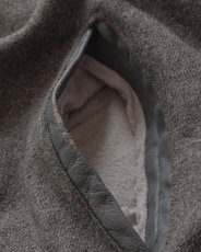 画像12: 80's DeLONG WOOL MELTON LEATHER SLEEVE VARSITY JACKET "MADE IN USA" (12)