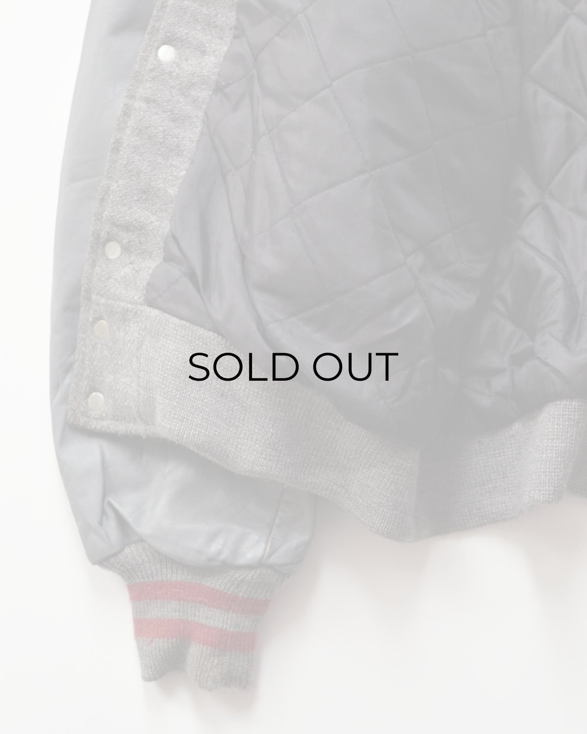 画像7: 80's DeLONG WOOL MELTON LEATHER SLEEVE VARSITY JACKET "MADE IN USA" (7)