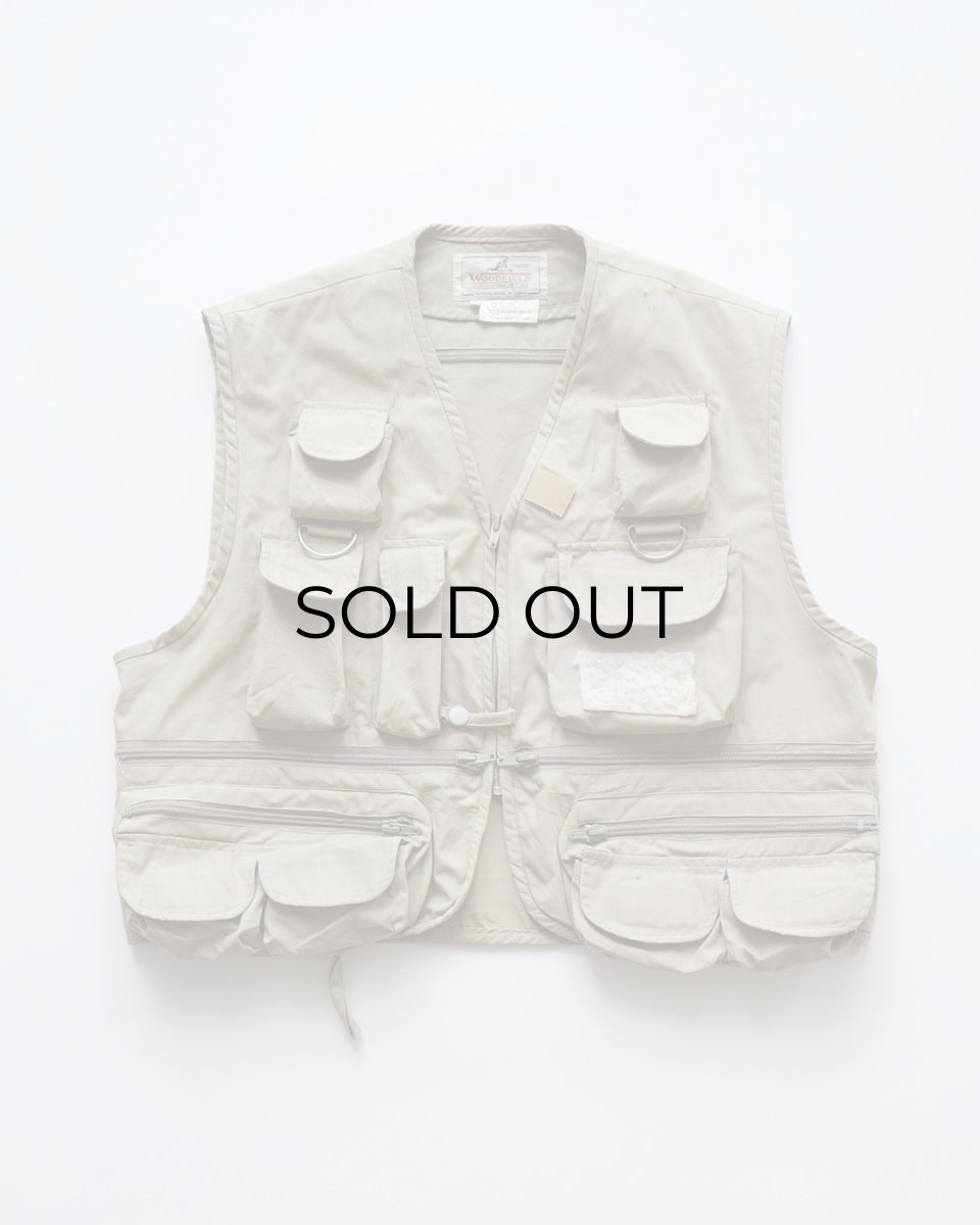 画像1: 〜90's WOODFIELD COTTON POLYESTER FISHING VEST (1)