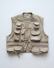 画像1: 〜90's WOODFIELD COTTON POLYESTER FISHING VEST (1)