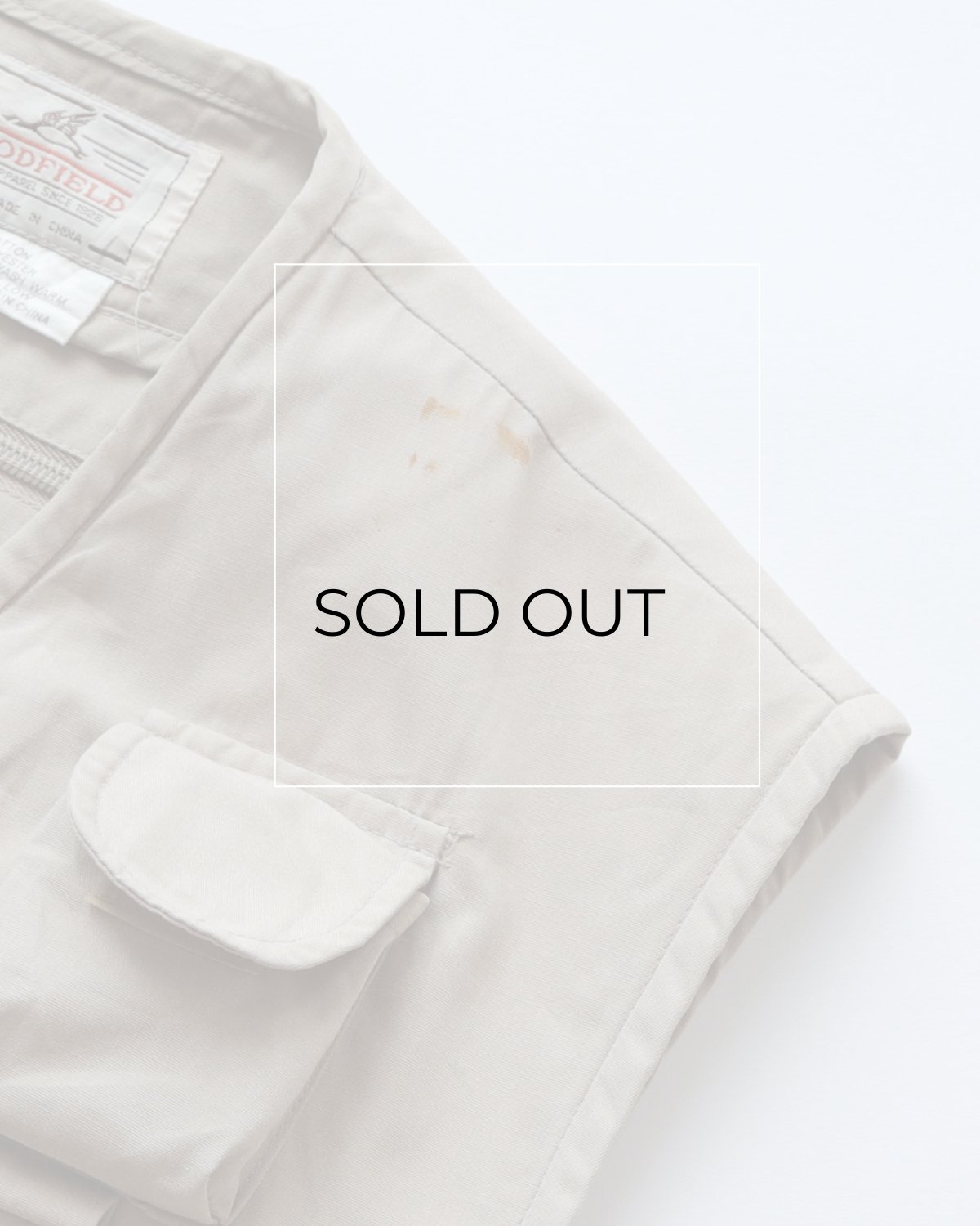 画像7: 〜90's WOODFIELD COTTON POLYESTER FISHING VEST (7)