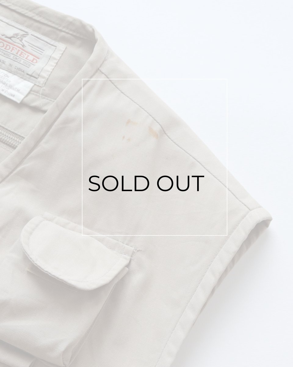 画像7: 〜90's WOODFIELD COTTON POLYESTER FISHING VEST (7)