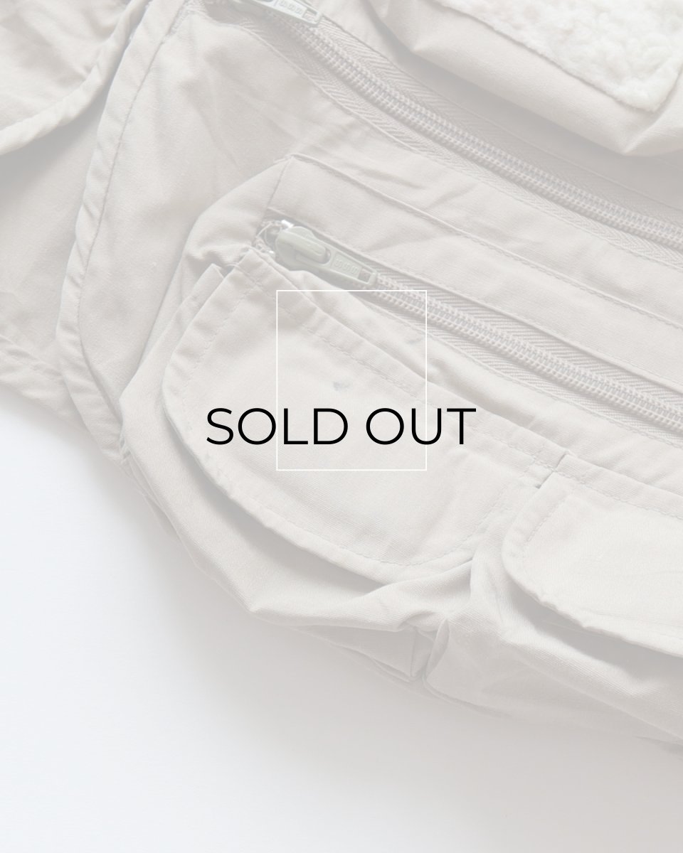 画像8: 〜90's WOODFIELD COTTON POLYESTER FISHING VEST (8)