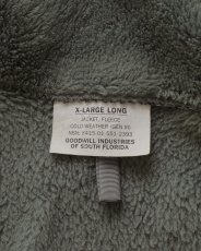 画像9: US MILITARY ECWCS GEN III POLARTEC FLEECE ZIP LINER JACKET 【SIZE : X-LARGE - LONG】 (9)