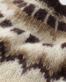 画像5: OLD UNKNOWN BRAND WOOL HAND KNIT ICELANDIC SWEATER (5)