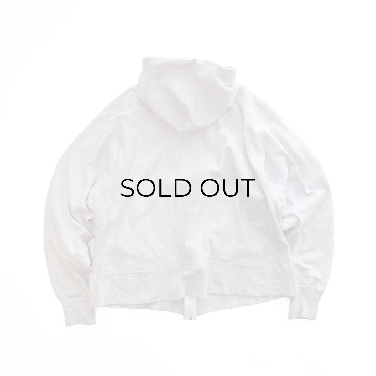 画像3: 80's MEDALLION REVERSE WEAVE style SWEAT THERMAL LINING ZIP PARKA (3)