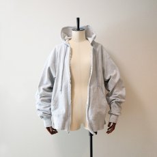 画像10: 80's MEDALLION REVERSE WEAVE style SWEAT THERMAL LINING ZIP PARKA (10)