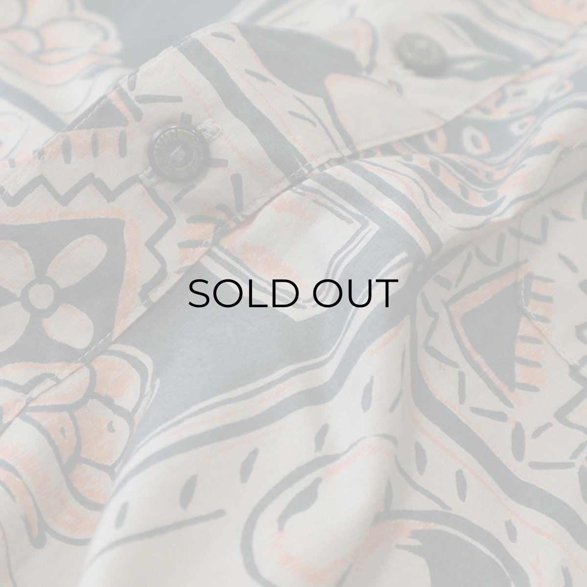 画像8: LANVIN COTTON ALL OVER PATTERN SHIRT (8)