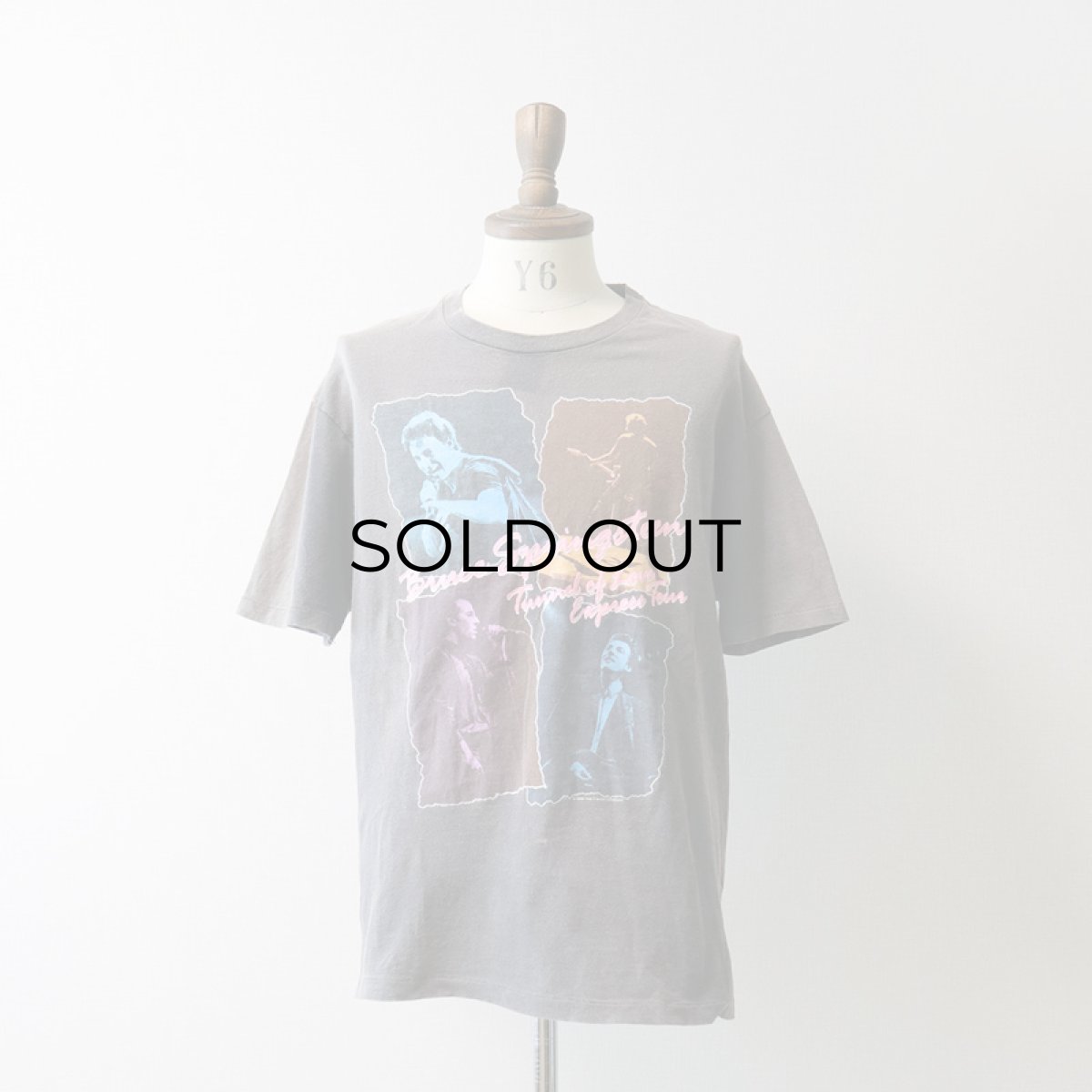 画像10: 80's Hanes COTTON W-PRINT S/S ARTIST TEE "Bruce Springsteen Tunnel of Love Express Tour" (10)