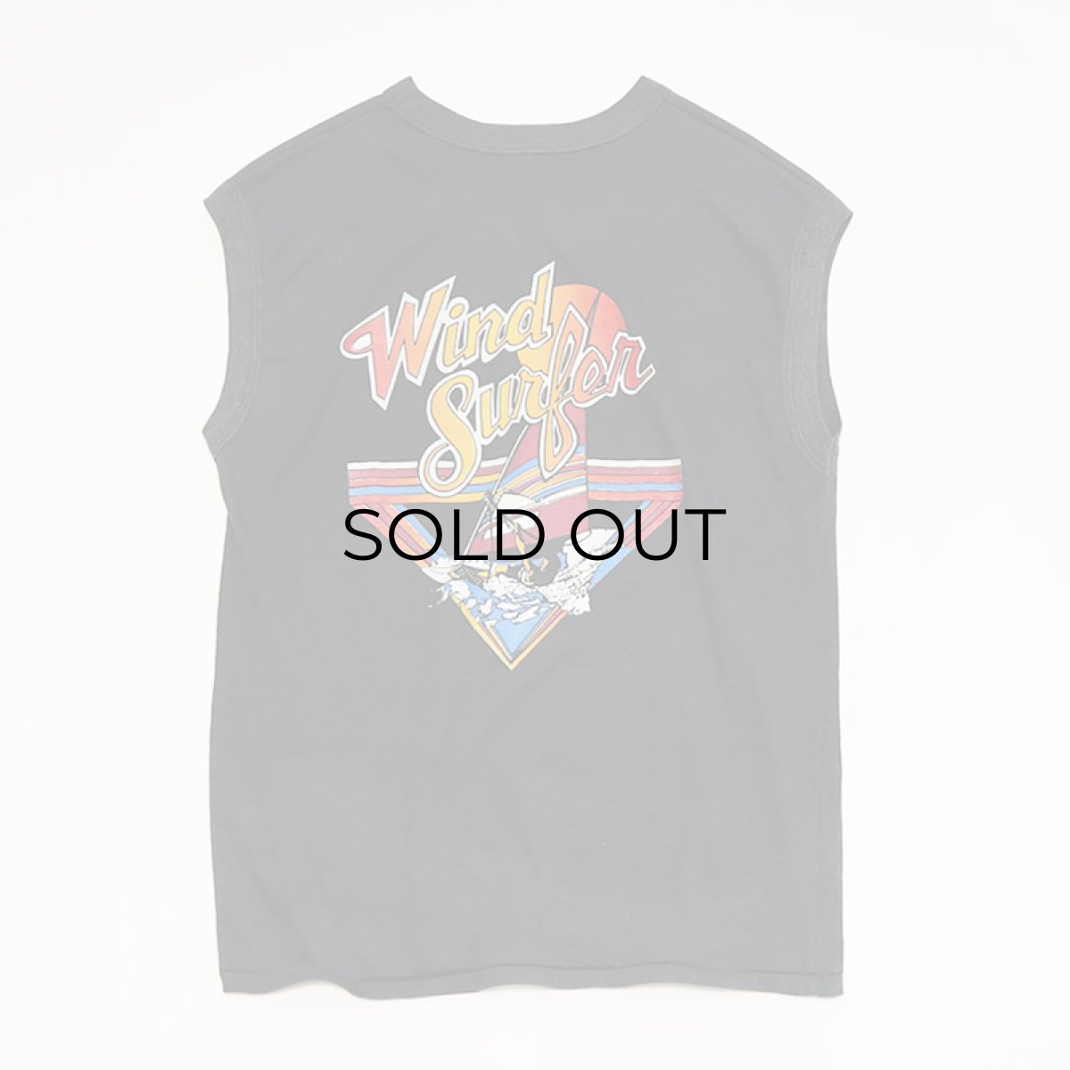 画像3: 80's UNKNOWN BRAND W-PRINT N/S TEE "Windsurf" (3)