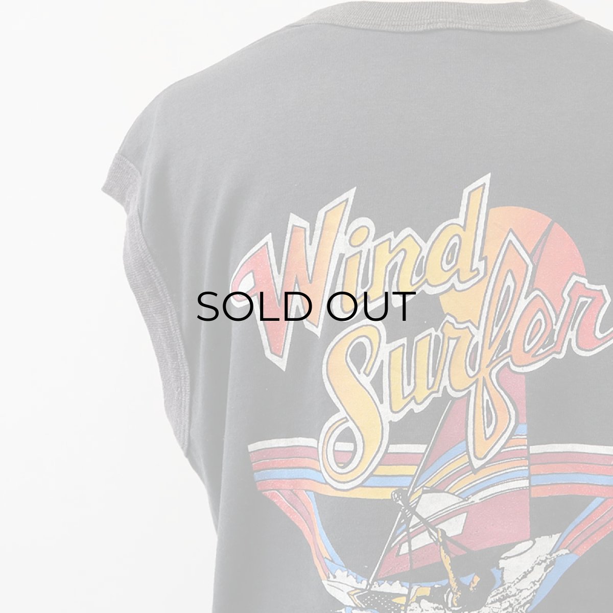 画像8: 80's UNKNOWN BRAND W-PRINT N/S TEE "Windsurf" (8)